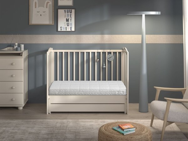 Materac do łóżeczka dziecięcego dla Waszego niemowlęcia Baby White, 60x120 cm
