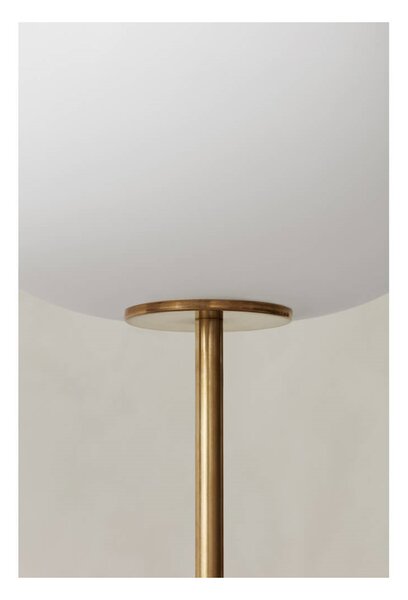 Audo Copenhagen - JWDA Lampa Podłogowa Travertine/Brushed Brass