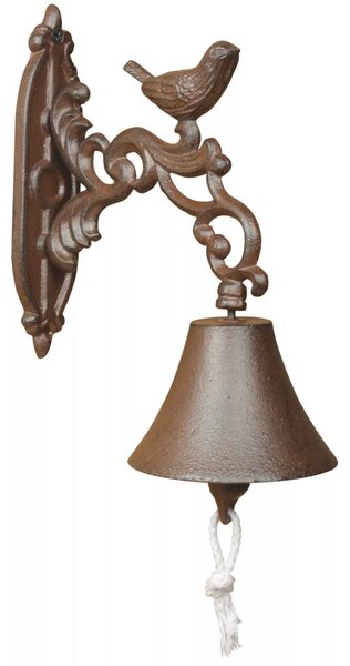 Esschert Design Dzwonek do drzwi, brązowy, żeliwny, BR22