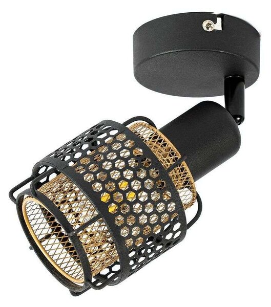 Lindby - Eudoria Lampa Sufitowa Black/Gold