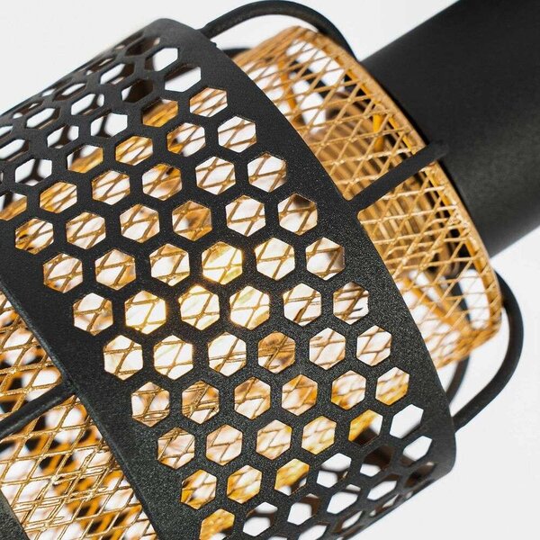 Lindby - Eudoria Lampa Sufitowa Black/Gold