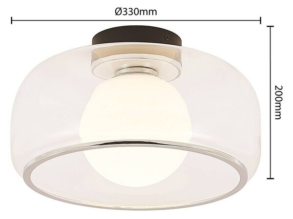 Lucande - Tellima LED Lampa Sufitowa Clear