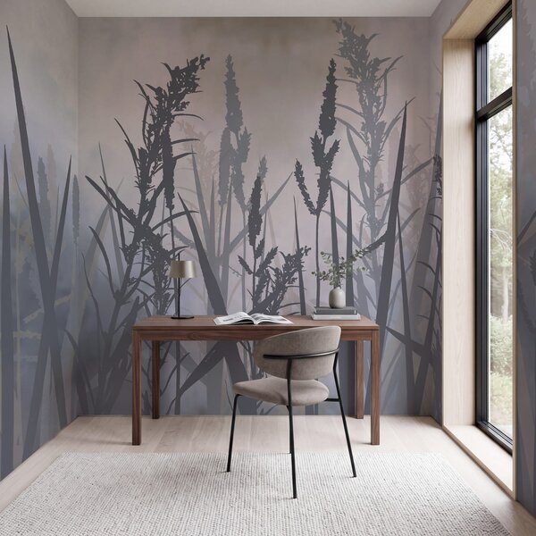 Fototapeta Wysoka trawa we mgle, Fototapety Natura, Popularne Fototapety, t00996v2 - Tapeko.pl