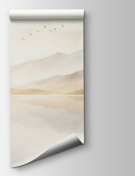Fototapeta Łódź żaglowa na jeziorze, Fototapety Natura, Popularne Fototapety, t01026 - Tapeko.pl