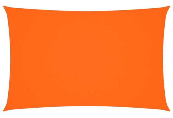 Prostokątny żagiel ogrodowy, tkanina oxford, 5x8 m, pomarańcz