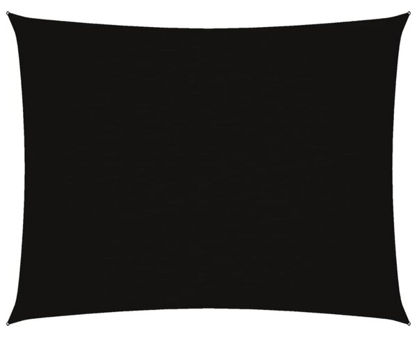 Prostokątny żagiel ogrodowy, tkanina oxford, 3x4 m, czarny