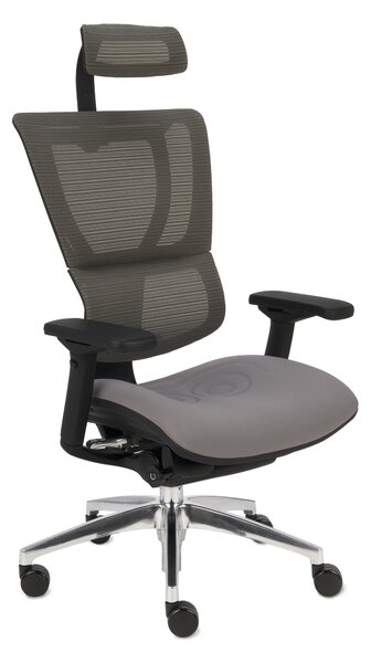 Obrotowy fotel biurowy Ioo BT KMD30 z zagłówkiem