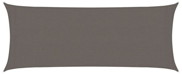 Żagiel przeciwsłoneczny, 160 g/m², antracytowy, 2x4,5 m, hdpe