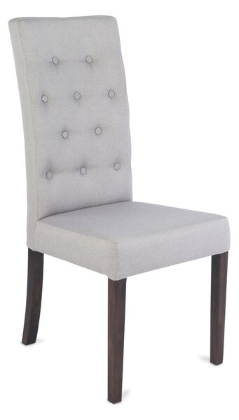 Krzesło Simple 108 z guzikami, tapicerowany, wygodny, ozdobny, do jadalni, do salonu, proste, minimalistyczne, eleganckie