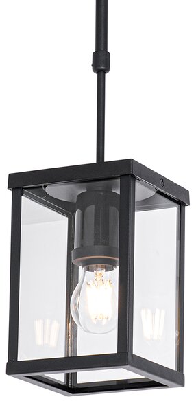 Industrialna lampa wisząca zewnętrzna czarna IP44 - Charlois
