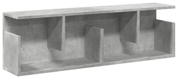 Półka ścienna, 100x20x30 cm, szarość betonu
