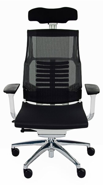 Fotel ergonomiczny Pofit WS z siatkowym oparciem i siedziskiem