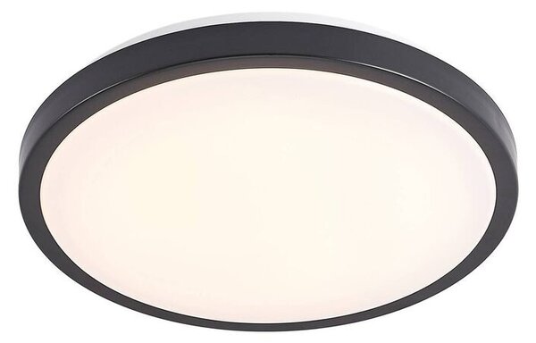 Lindby - Villum LED Lampa Sufitowa Matt Black/White Lindby