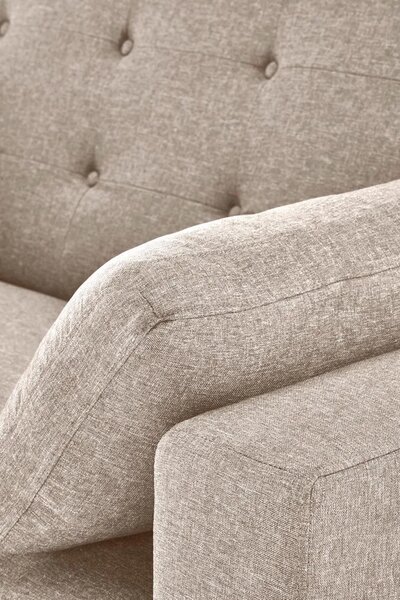 Beżowa sofa wypoczynkowa z funkcją spania K8-K13