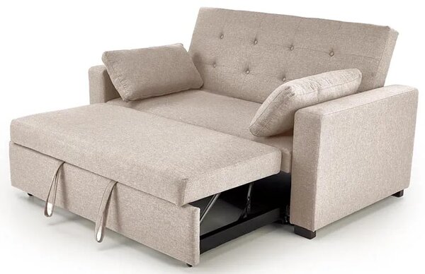 Beżowa sofa wypoczynkowa z funkcją spania K8-K13
