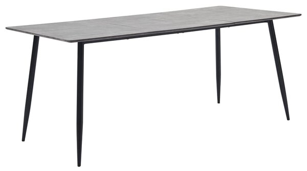 Stół do jadalni, szary, 180 x 90 x 75 cm, MDF