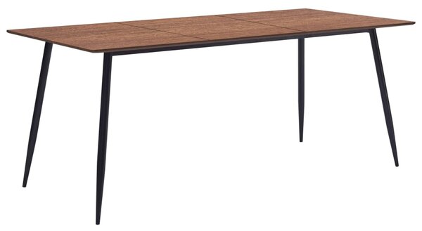 Stół do jadalni, brązowy, 180 x 90 x 75 cm, MDF
