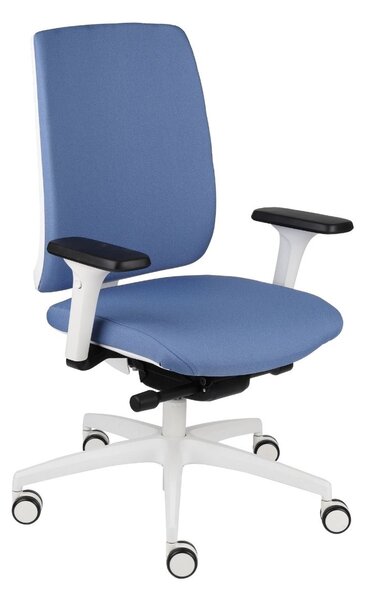 -10% z kodem BIURO10 - Fotel Valio WT - biurowy, tapicerowany, wygodny, biały