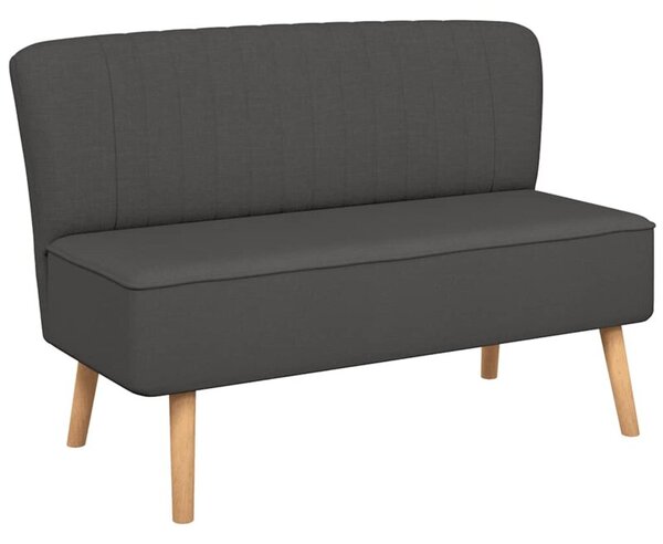 Sofa, 117x55,5x77 cm, ciemnoszara, tkanina