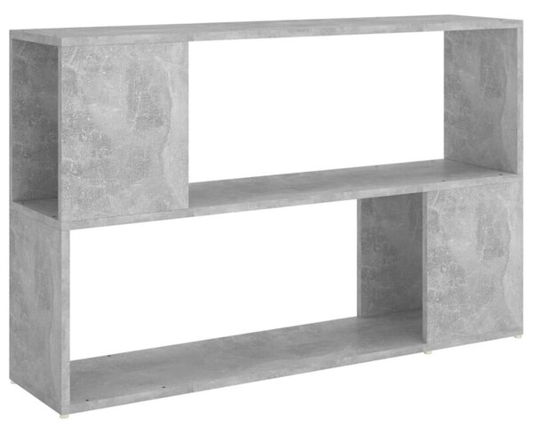 Regał na książki, betonowy szary, 100x24x63 cm