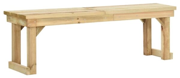 Ławka ogrodowa, 140 cm, impregnowane drewno sosnowe