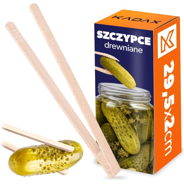 Szczypce drewniane do ogórków Vetice 29.5 cm