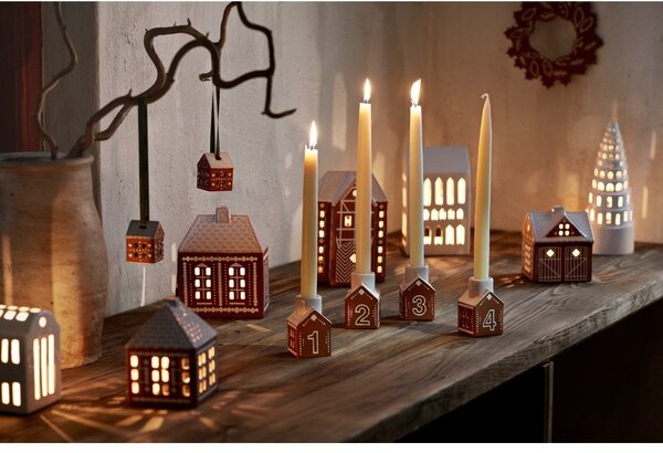 Ceramiczny adwentowy świecznik Gingerbread – Kähler Design
