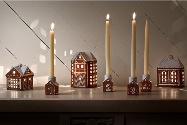 Ceramiczny adwentowy świecznik Gingerbread – Kähler Design