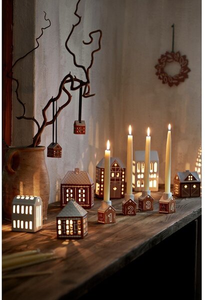 Ceramiczny adwentowy świecznik Gingerbread – Kähler Design