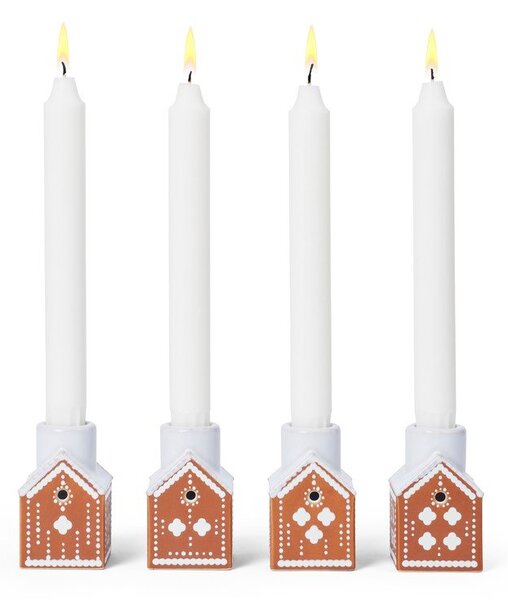 Ceramiczny adwentowy świecznik Gingerbread – Kähler Design