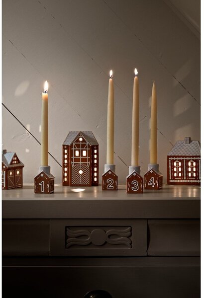 Ceramiczny adwentowy świecznik Gingerbread – Kähler Design