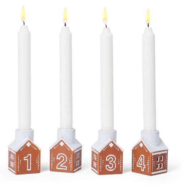 Ceramiczny adwentowy świecznik Gingerbread – Kähler Design