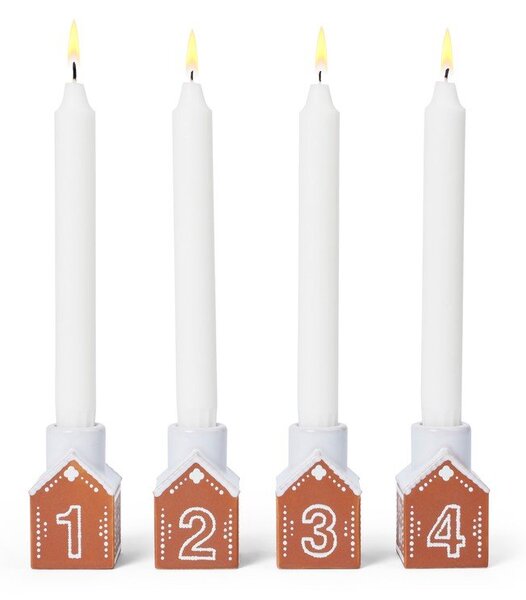 Ceramiczny adwentowy świecznik Gingerbread – Kähler Design