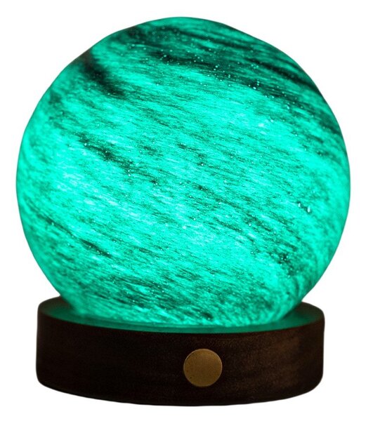 Ciemnobrązowa/w ciemnym naturalnym kolorze dekoracja świetlna na USB ø 8 cm Stellar Ocean – Gingko