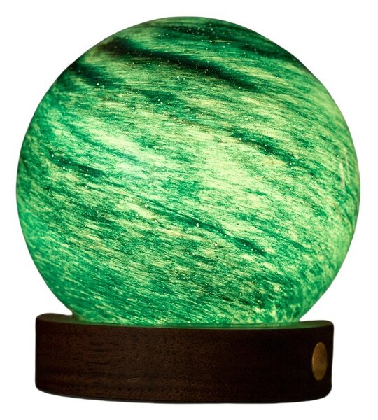 Ciemnobrązowa/w ciemnym naturalnym kolorze dekoracja świetlna na USB ø 8 cm Stellar Ocean – Gingko