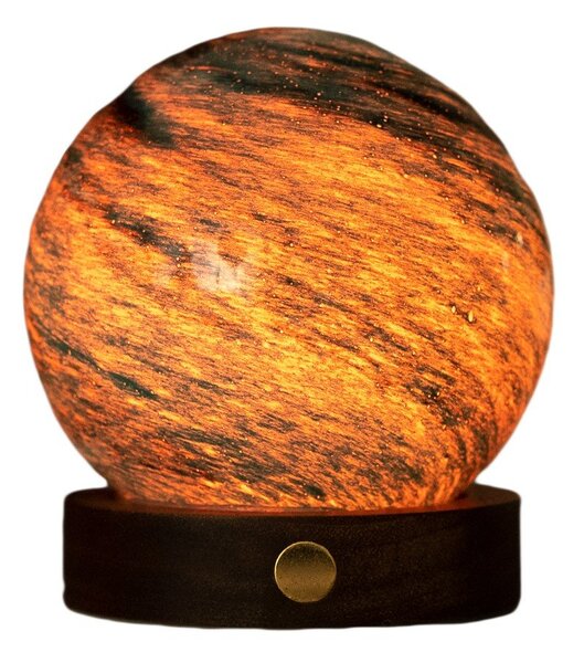 Ciemnobrązowa/w ciemnym naturalnym kolorze dekoracja świetlna na USB ø 8 cm Stellar Ocean – Gingko