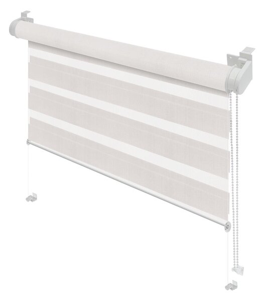 Biała roleta dzień i noc 57x150 cm Zebra – Gardinia