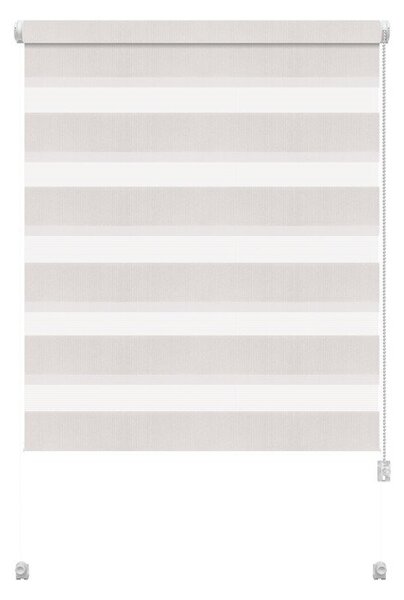Biała roleta dzień i noc 57x150 cm Zebra – Gardinia