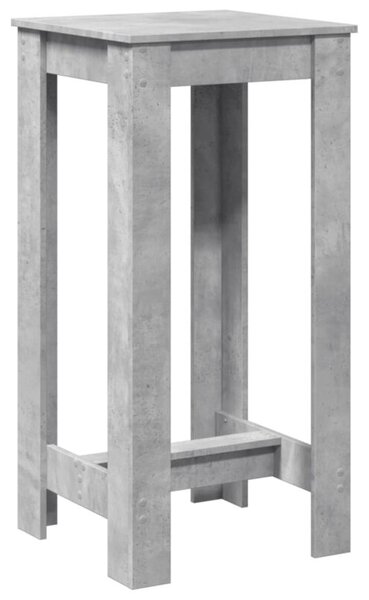 Stolik barowy, szarość betonu, 51x50x103,5 cm
