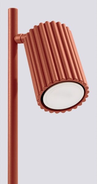 Ceglasta lampa stołowa (wysokość 43 cm) Gleam – Sollux