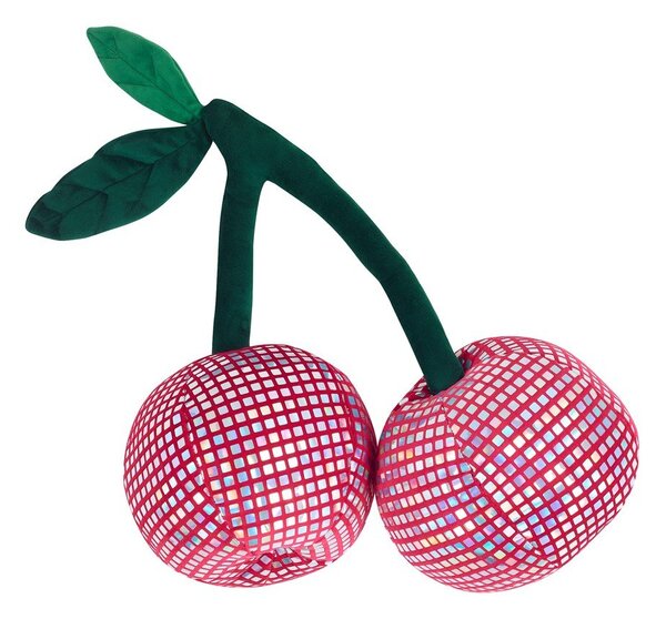 Pluszowa poduszka dekoracyjna 25x30 cm Disco Cherries – Catherine Lansfield