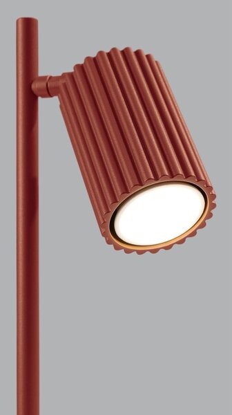 Ceglasta lampa stołowa (wysokość 43 cm) Gleam – Sollux