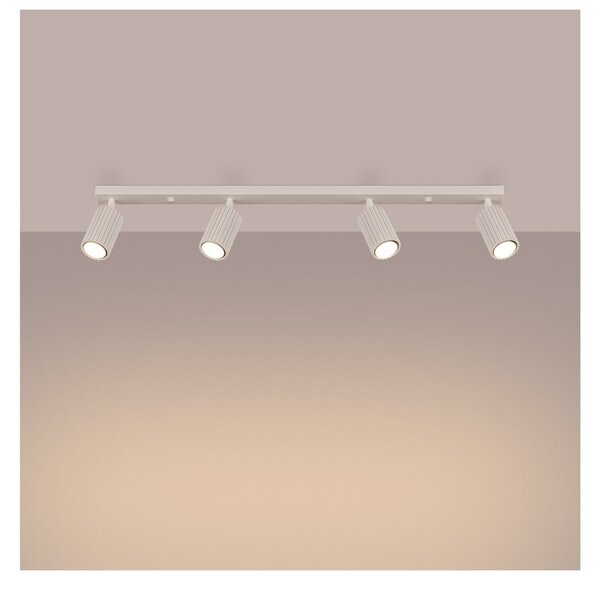 Kremowa lampa punktowa 6,5x81 cm Gleam – Sollux