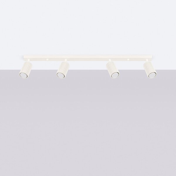 Kremowa lampa punktowa 6,5x81 cm Gleam – Sollux