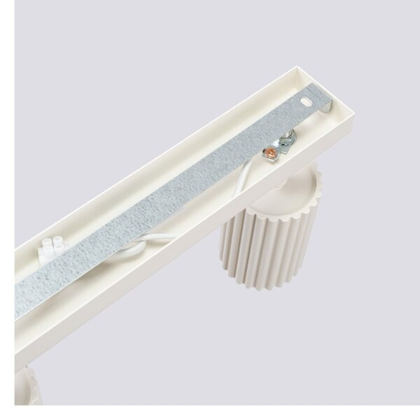 Kremowa lampa punktowa 6,5x117 cm Gleam – Sollux