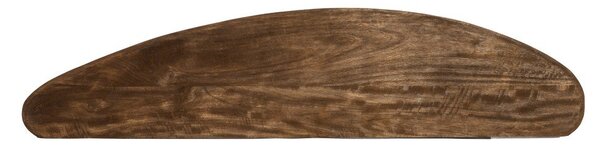 Brązowa półka z litego drewna mango 100 cm Ginosu – Light & Living