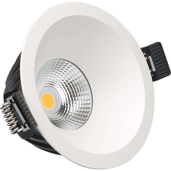 Antidark - Downlight Wbudowany Reflektor Punktowy 9W 3000K Biały Antidark