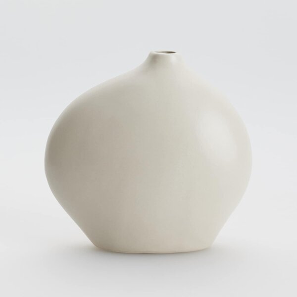 Reserved - Ceramiczny wazon - Beżowy
