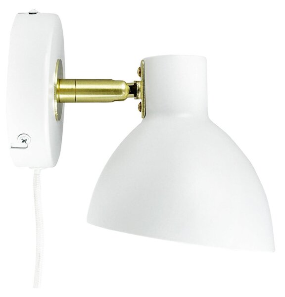 Lampa Ścienna Dyberg Larsen, Lilje, biały, salon, metal, design