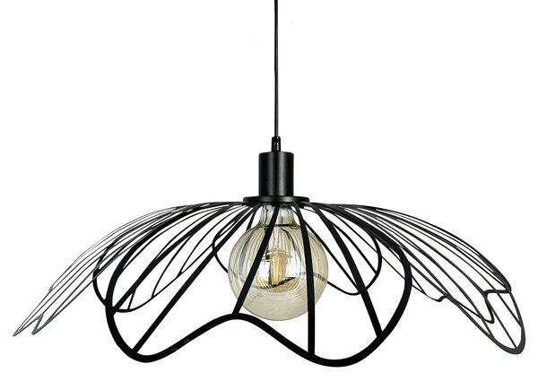 Lampa Wisząca Dyberg Larsen, Blumen, ściemnialny, czarny, salon, metal, design